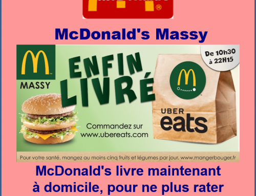 McDonald’s Massy : LIVRAISON : FINIES LES MAJORATIONS DE PRIX !